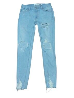 Lovers + Friends Distressed Ricky Skinny Jeans in Seabright Size 26